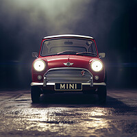 Buy canvas prints of Iconic 1960s Mini by T2 