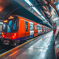 Buy canvas prints of London Underground - 5 am Northern Line by T2 