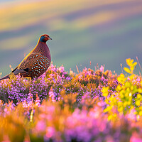 Buy canvas prints of Red Grouse by T2 