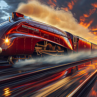 Buy canvas prints of Mallard Reimagined (2 of 6) by T2 