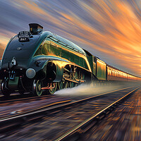 Buy canvas prints of Mallard Reimagined (4 of 6) by T2 