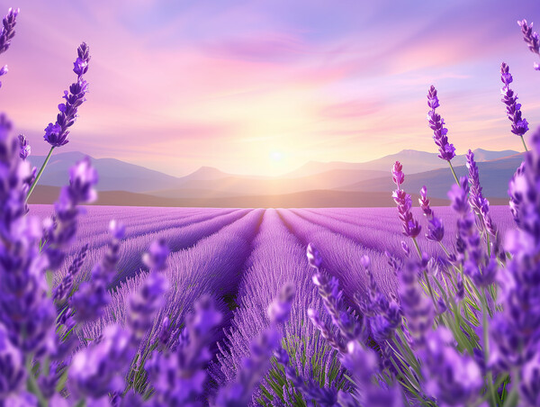 Lavender field of Dreams Picture Board by T2 