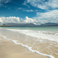 Buy canvas prints of Luskentyre beach - Scottish isle of Harris by T2 