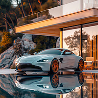 Buy canvas prints of Aston Martin DB9 by T2 