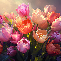 Buy canvas prints of Tulips by T2 