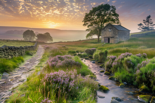 Yorkshire Dales Landscape Picture Board by T2 