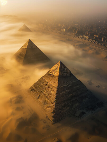 Giza Pyramids Ancient Egypy Picture Board by T2 