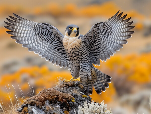 Peregrine falcon Picture Board by T2 