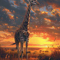 Buy canvas prints of Giraffe by T2 
