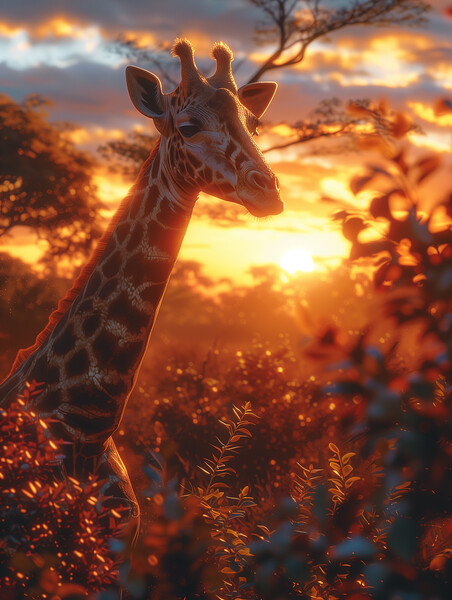 Giraffe Picture Board by T2 