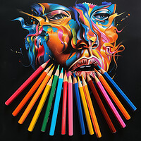 Buy canvas prints of Coloured Pencil Art by T2 
