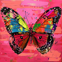 Buy canvas prints of Paint explosion Butterfly by T2 