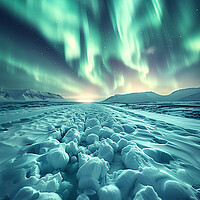 Buy canvas prints of Aurora Borealis Iceland by T2 