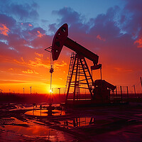 Buy canvas prints of Oil Pump Jack by T2 