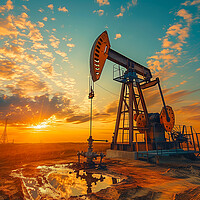Buy canvas prints of Oil Pump Jack by T2 