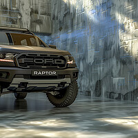 Buy canvas prints of Ford Ranger Raptor by T2 