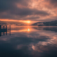 Buy canvas prints of Lake Windermere by T2 