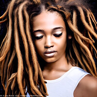 Buy canvas prints of Rastafarian Beauty  by Zap Photos