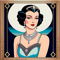 Buy canvas prints of Art Deco Glamour  by Zap Photos