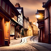 Buy canvas prints of The street Yorkshire  by Zap Photos
