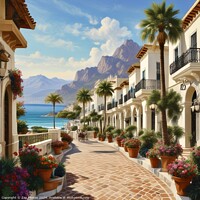 Buy canvas prints of Beautiful Marbella .  by Zap Photos
