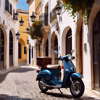 Buy canvas prints of Marbella old town by Zap Photos