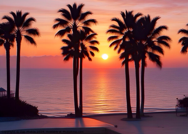 Sunrise Marbella  Picture Board by Zap Photos