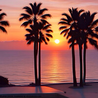 Buy canvas prints of Sunrise Marbella  by Zap Photos