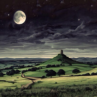 Buy canvas prints of Glastonbury Tor by Zap Photos