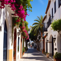 Buy canvas prints of Marbella old Town by Zap Photos