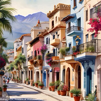 Buy canvas prints of Old Town Marbella  by Zap Photos