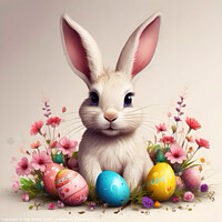 Buy canvas prints of Easter Bunny by Zap Photos
