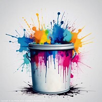 Buy canvas prints of A Splash of Colour  by Zap Photos