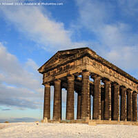 Buy canvas prints of A winter view of Penshaw Monument by Bryan Attewell