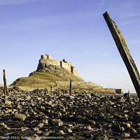Buy canvas prints of Lindisfarne Castle by Bryan Attewell