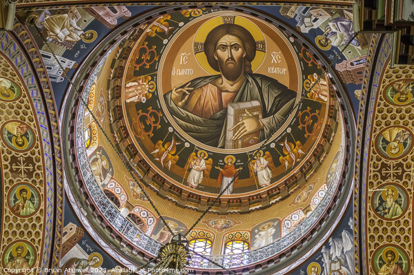  The dome of Agios Minas cathedral Heraklion Picture Board by Bryan Attewell
