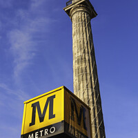 Buy canvas prints of Grey's Monument Newcastle by Bryan Attewell