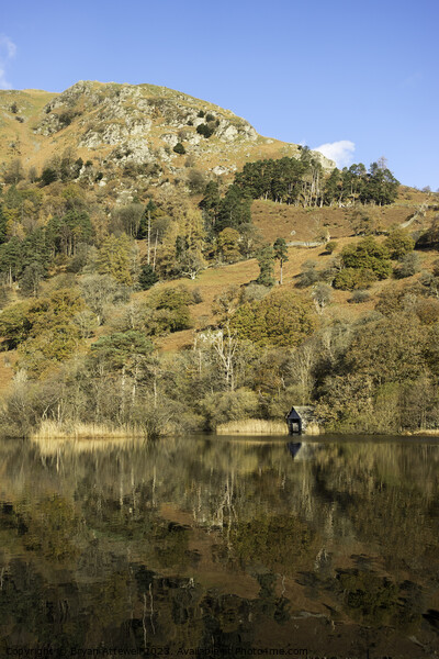 Rydal Water reflection Picture Board by Bryan Attewell