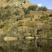 Buy canvas prints of Rydal Water reflection by Bryan Attewell