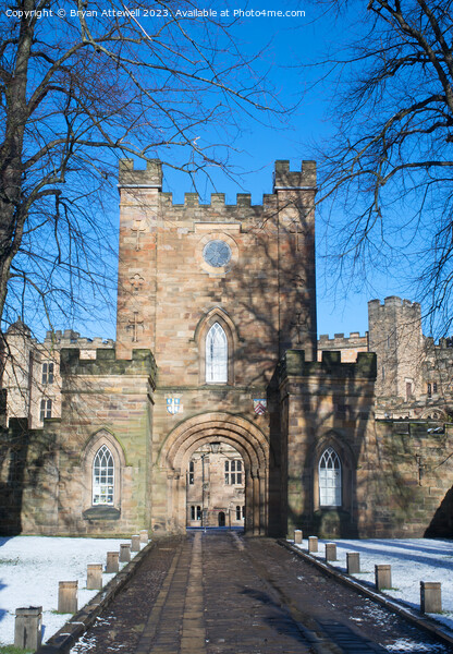 Entrance to Durham Castle Picture Board by Bryan Attewell
