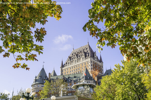Château Frontenac in autumn   Picture Board by Bryan Attewell
