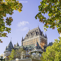 Buy canvas prints of Château Frontenac in autumn   by Bryan Attewell