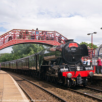 Buy canvas prints of Flying Scotsman Stocksfield by Bryan Attewell