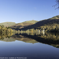 Buy canvas prints of Autumn Grasmere reflection by Bryan Attewell