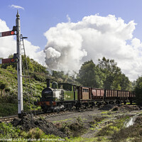 Buy canvas prints of Steam train Tanfield Railway by Bryan Attewell