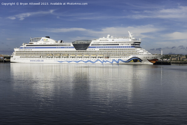 The cruise ship Aidasol Picture Board by Bryan Attewell