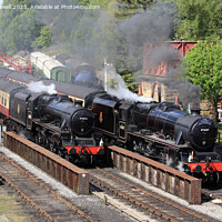Buy canvas prints of Steam Trains at Goathland by Bryan Attewell