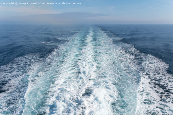 Ship's wake, Bay of Biscay Picture Board by Bryan Attewell