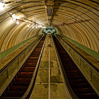 Buy canvas prints of Pedestrian Tunnel by George Young