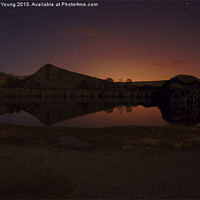 Buy canvas prints of Stars at Cawfields by George Young